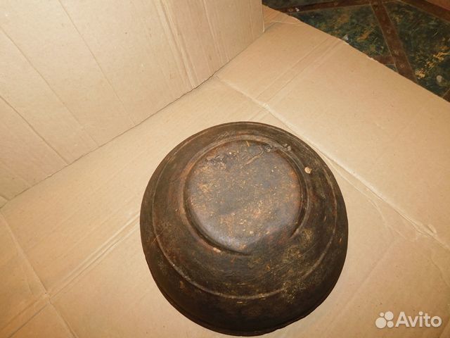Старинная, деревянная,глубокая миска-плошка ри дре