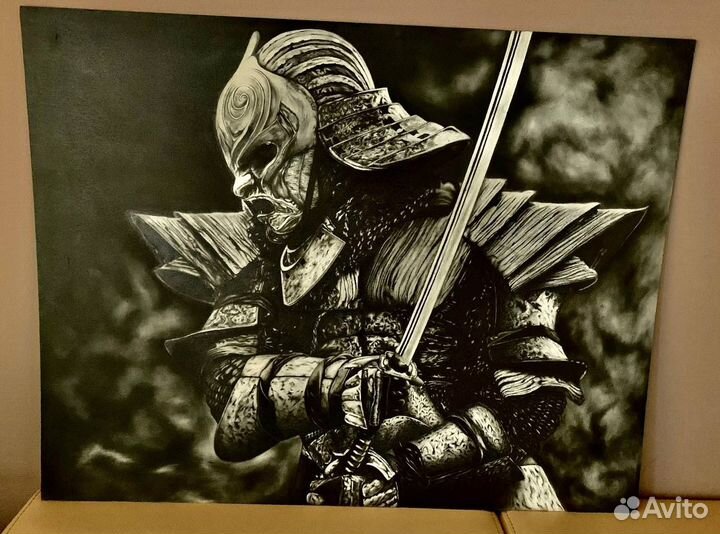 Картина карандашом ручная работа