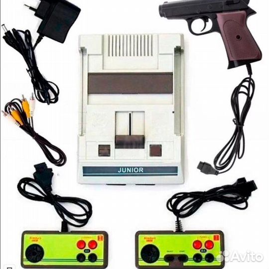 Ретро игровая приставка Dendy 300+ игр