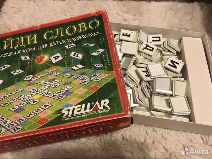 Настольная игра Найди слово для детей