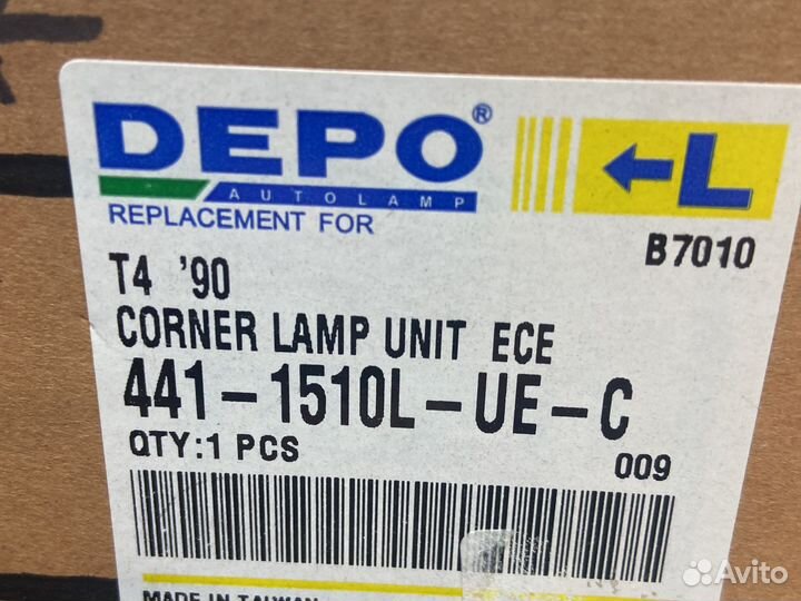 Фонарь указателя поворота Vw T4