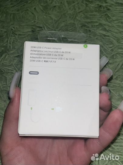 Блок питания apple 20w новый