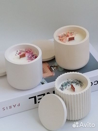 Ароматическая свеча ручной работы