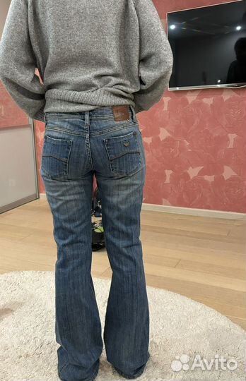 Джинсы клеш armani jeans