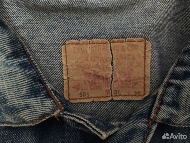 Джинсовая куртка Levi's 501 Big Logo