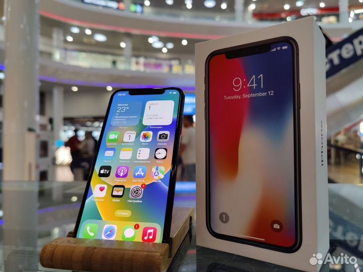 iPhone X 64Gb Space Gray акб 75 imei35487709167347