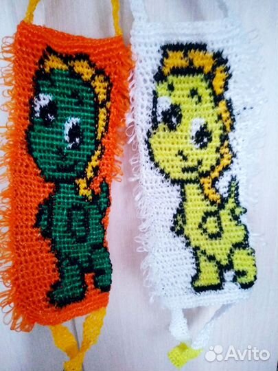 Мочалки с рисунками,надписями