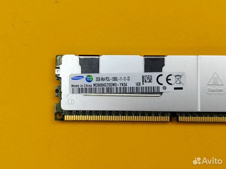 Серверная память DDR3 L ECC REG samsung 32GB 1600