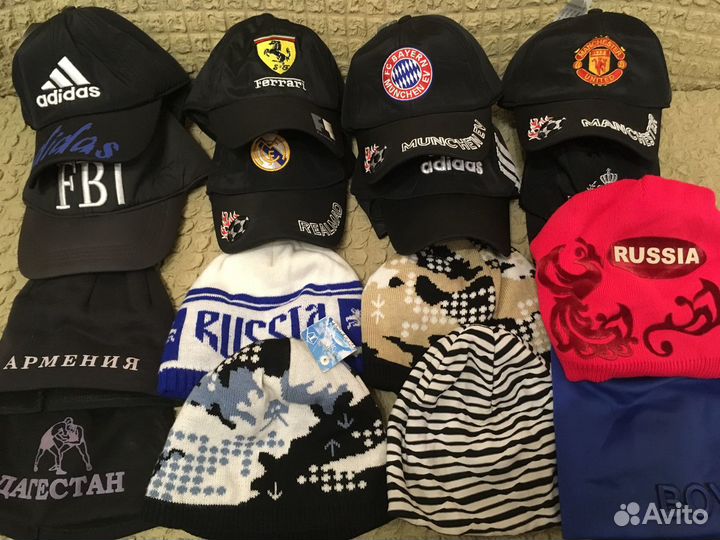 Кепки,Шапки (мужские,женские,детские) новые