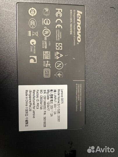 Ноутбук lenovo