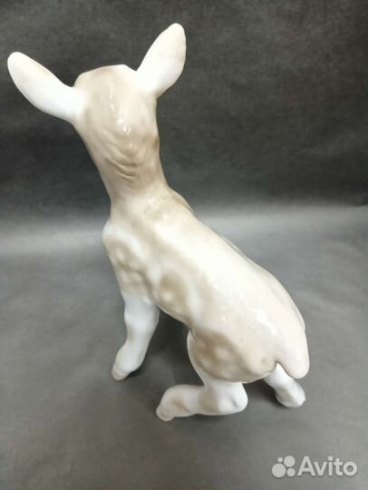 Статуэтка фарфор СССР оленёнок дулëво