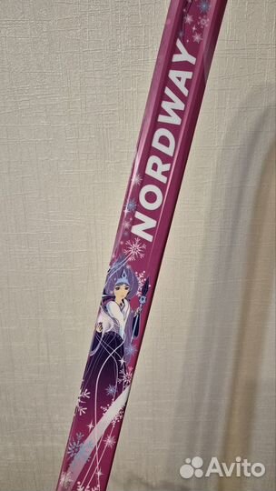 Детские лыжи 120 см для девочки