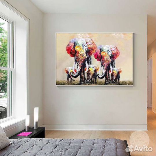 Объёмная картина маслом