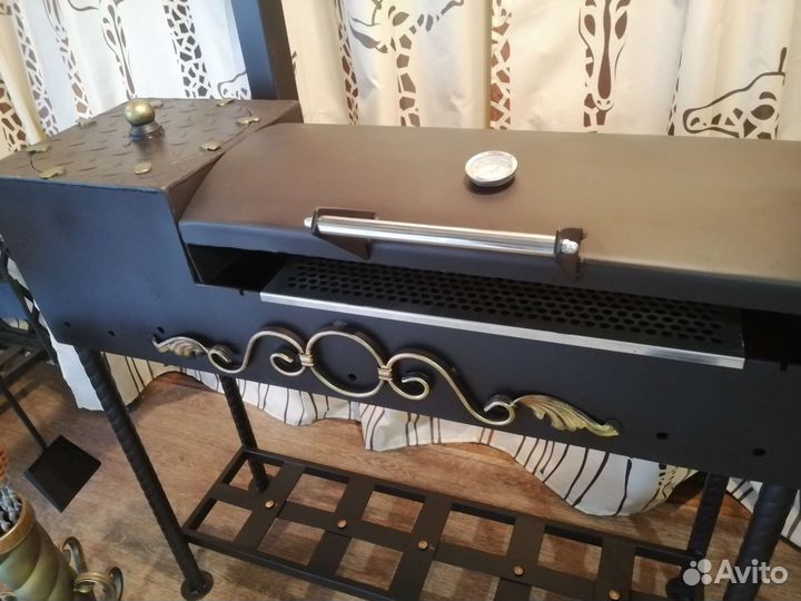 Гриль-Мангал 4мм с печью под казан