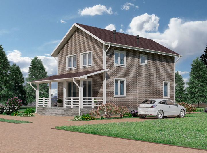 Дом 132 м² на участке 6 сот.