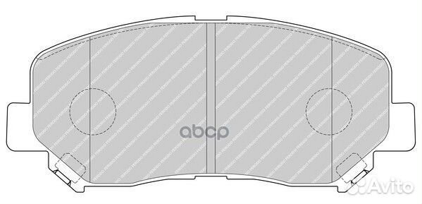 Колодки тормозные передние K0Y13328Z KDY93328Z