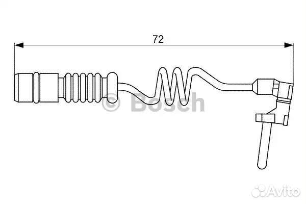 Датчик износа диск.колодки