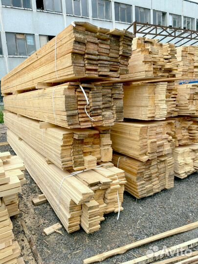 Доска обрезная 40х150х6000мм с доставкой