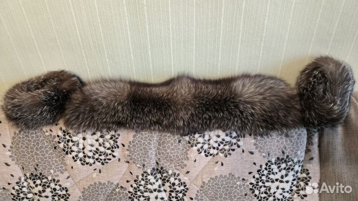 Воротник песцовый с манжетами