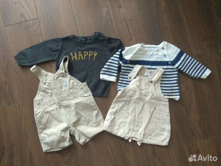 Пакет одежды на мальчика 62-68