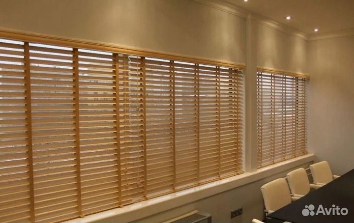 Горизонтальные жалюзи деревянные