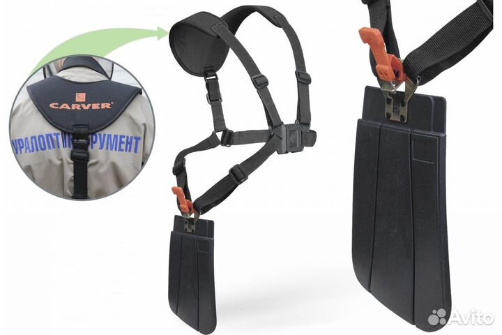 Триммер бензиновый разборный 52см3