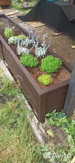 Кашпо из дерева для цветов