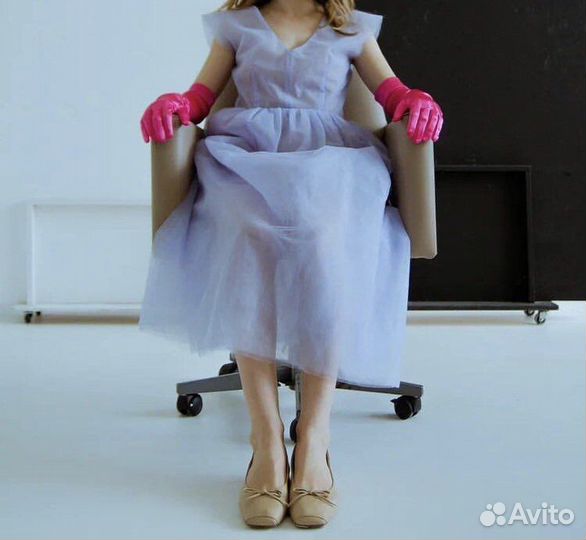 Платье ручной работы