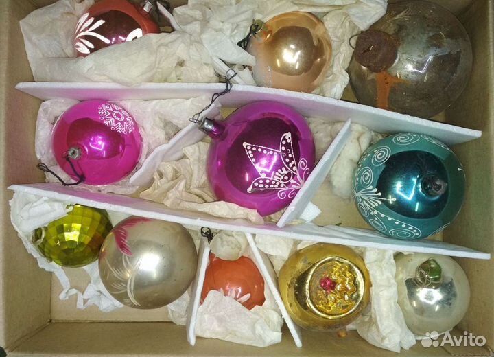 Ёлочные игрушки 60-х - 70-х годов