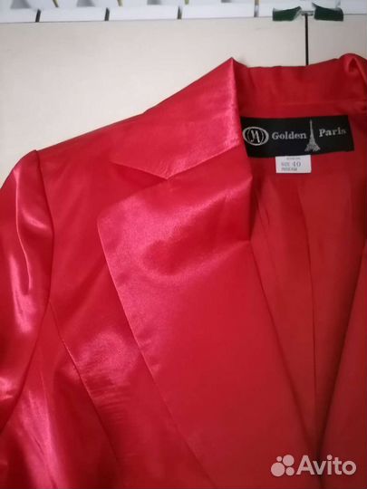 Пиджак нарядный атласный
