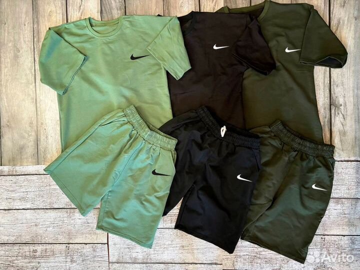 Костюм шорты и футболка Nike(7 цветов)