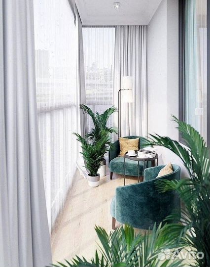 Остекление, отделка и утепление балконов