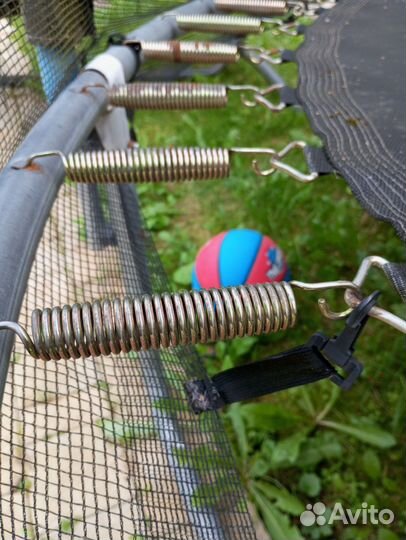 Батут с защитной сеткой 100кг макс