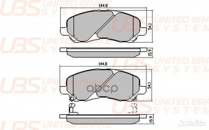 Премиум тормозные колодкиmits outlander III 2.0