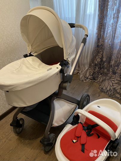 Коляска 2 в 1 эко кожа