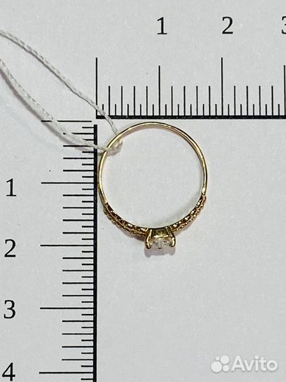 Золотое кольцо с фианитами (6750)*
