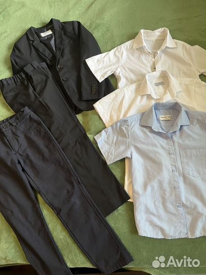 Школьный костюм для мальчика+подарок рубашки