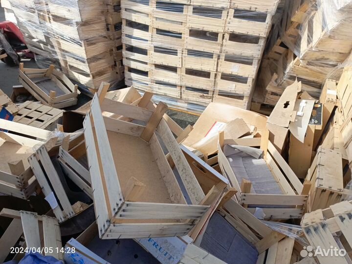 Ящик деревянный для хранения овощей