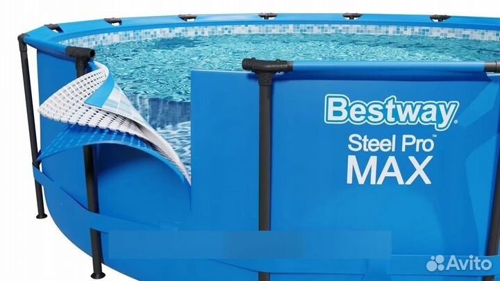 Большой Каркасный бассейн Bestway steel pro max