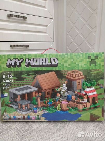 Lego майнкрафт большая деревня 1106 дет.арт. 63021