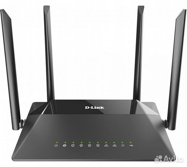 Wi-Fi роутер D-link DIR-825/R3A, черный