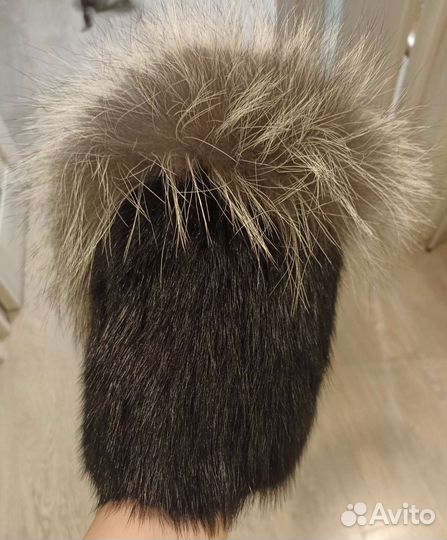 Шапка зимняя меховая женская норковая