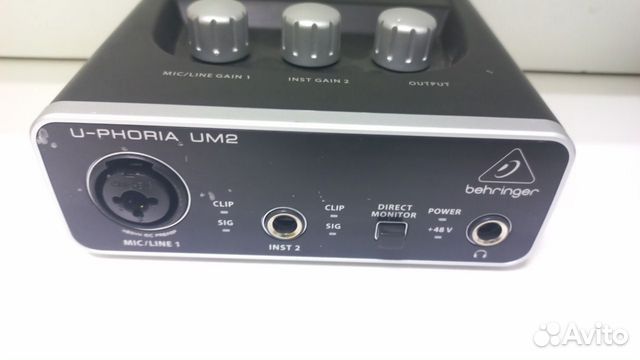 Внешняя звуковая карта behringer U-phoria UM2 К40 купить в Ижевске ...