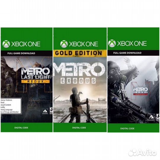 Metro gold edition сборник Xbox