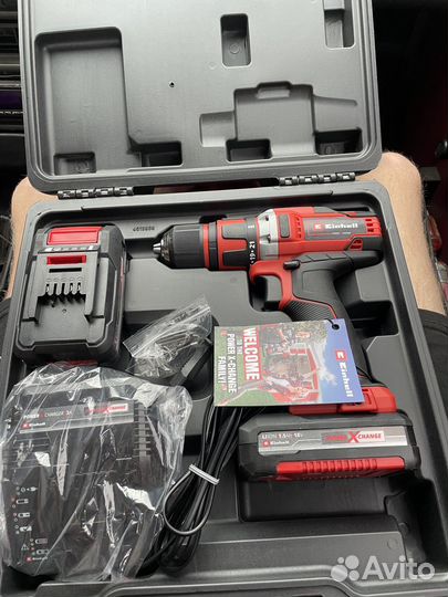 Аккумуляторная дрель einhell