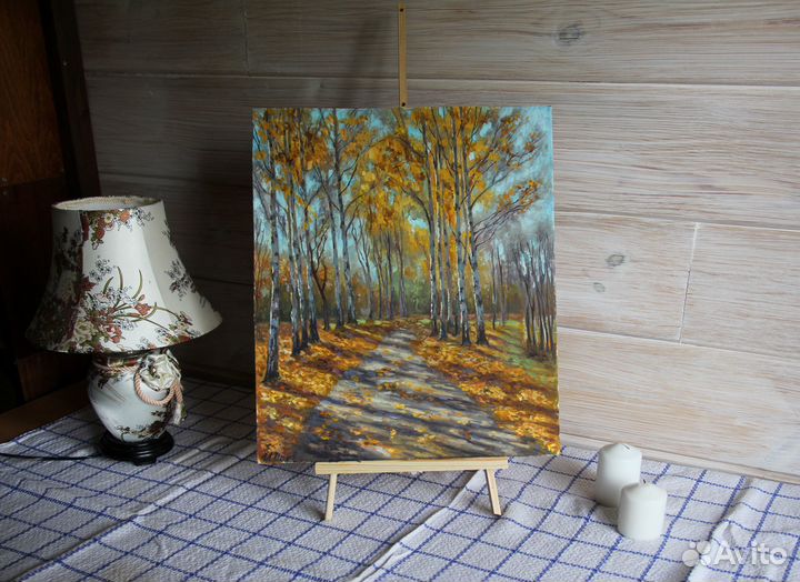 Картина маслом Осенний пейзаж