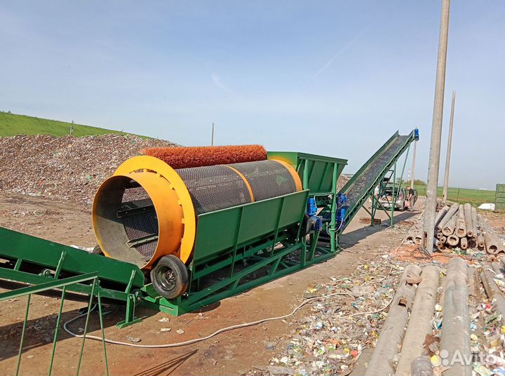 Сортировочный комплекс на базе барабанного грохота