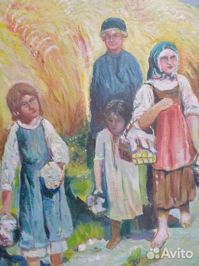 Картина Поле, художник Селиверстов 2011 год