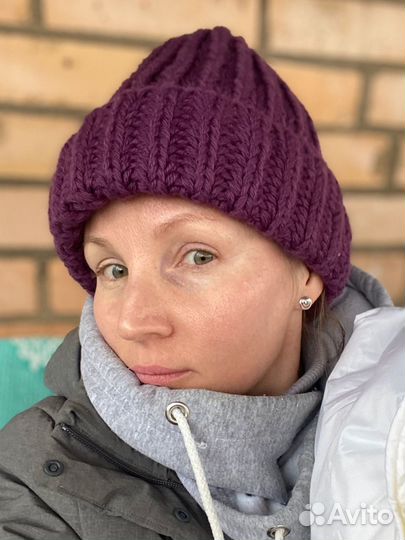 Комплект шапка и шарф женский