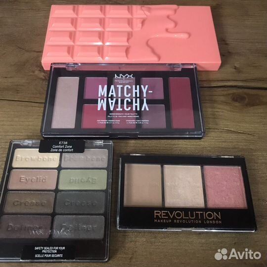 Тени NYX,revolution оригинал